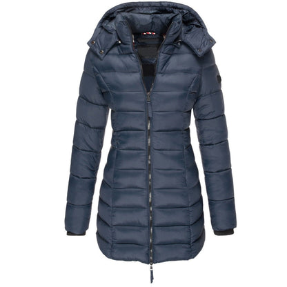 Elegant Women’s Premium Long Down Jacket | Warm Winter Outerwear
