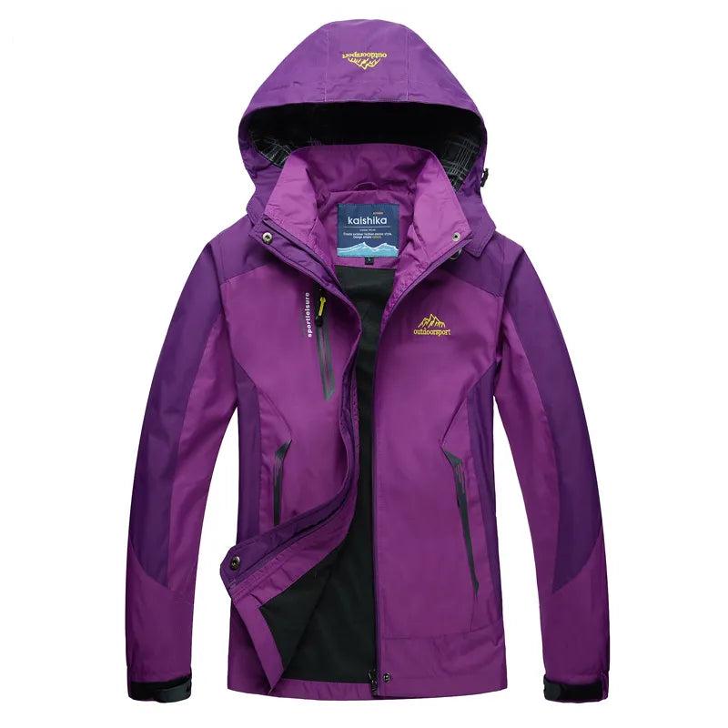 Waterproof rain jacket for women | With hood