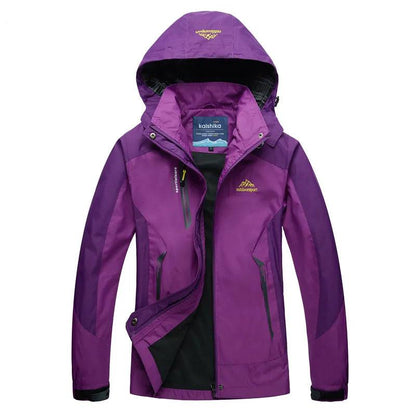 Waterproof rain jacket for women | With hood