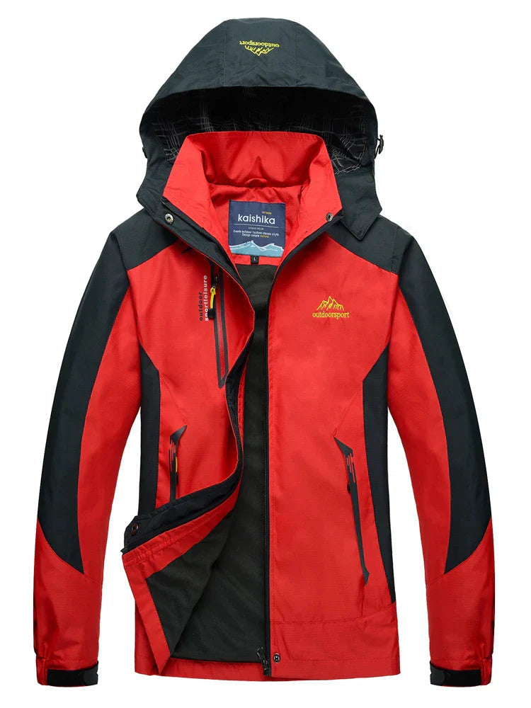 Waterproof rain jacket for women | With hood