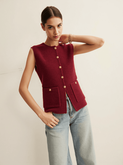 Women's Sweater Cotton with Button Placket 2