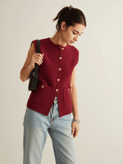 Women's Sweater Cotton with Button Placket 3