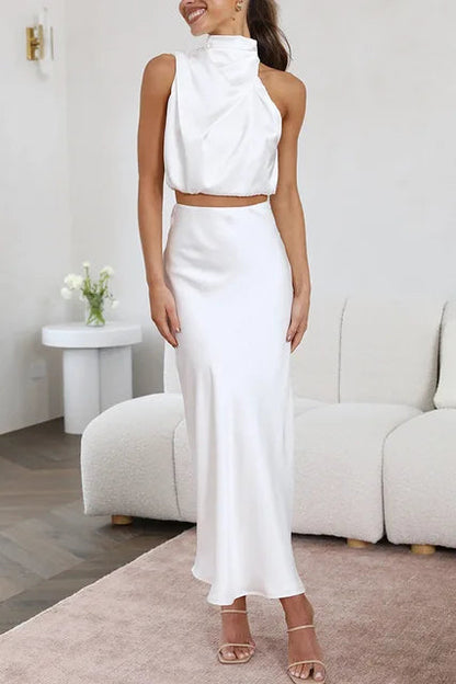 Women's - Satin Set - Elegant - Formal Style - Ideal for Parties