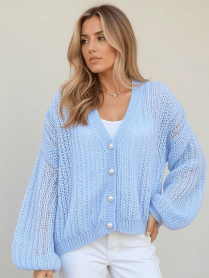 Women's Long Cardigan Soft Knit Material 6