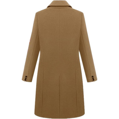 Womens Double Breasted Trench Coat | Long