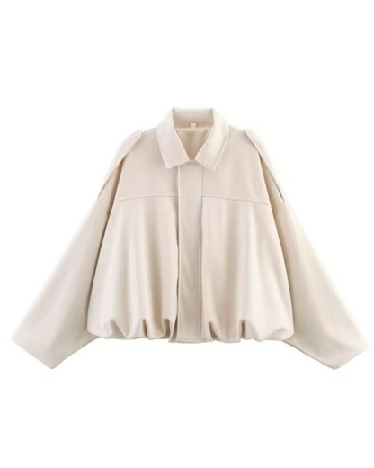 Women's Suede Bomber Jacket – Classic and Stylish Outerwear