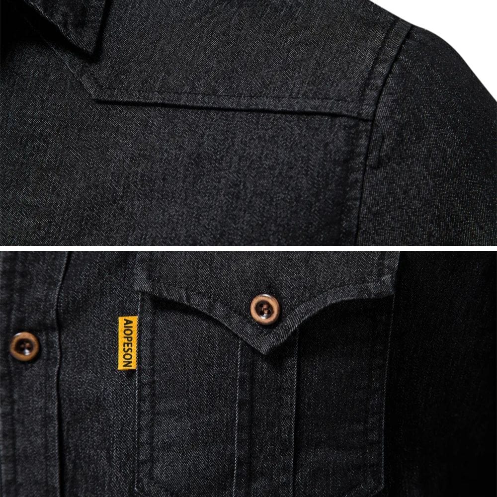 Jake Harding Denim Shirt – Classic Fit, Timeless Wash & Everyday Edge