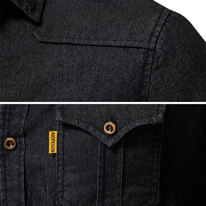 Jake Harding Denim Shirt – Classic Fit, Timeless Wash & Everyday Edge