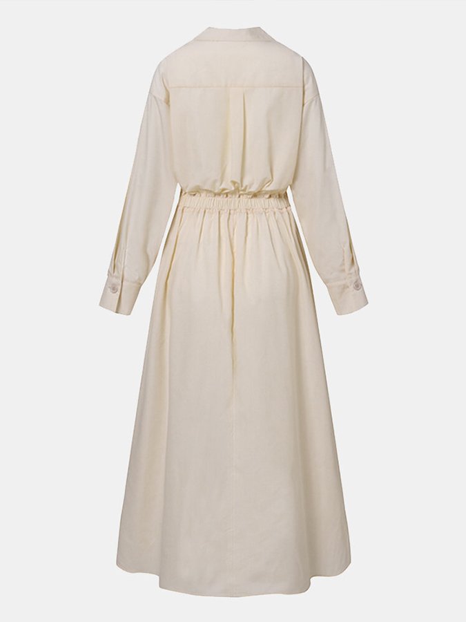 Women's A-Line Dress Lightweight Fabric Summer Elegant White Dress