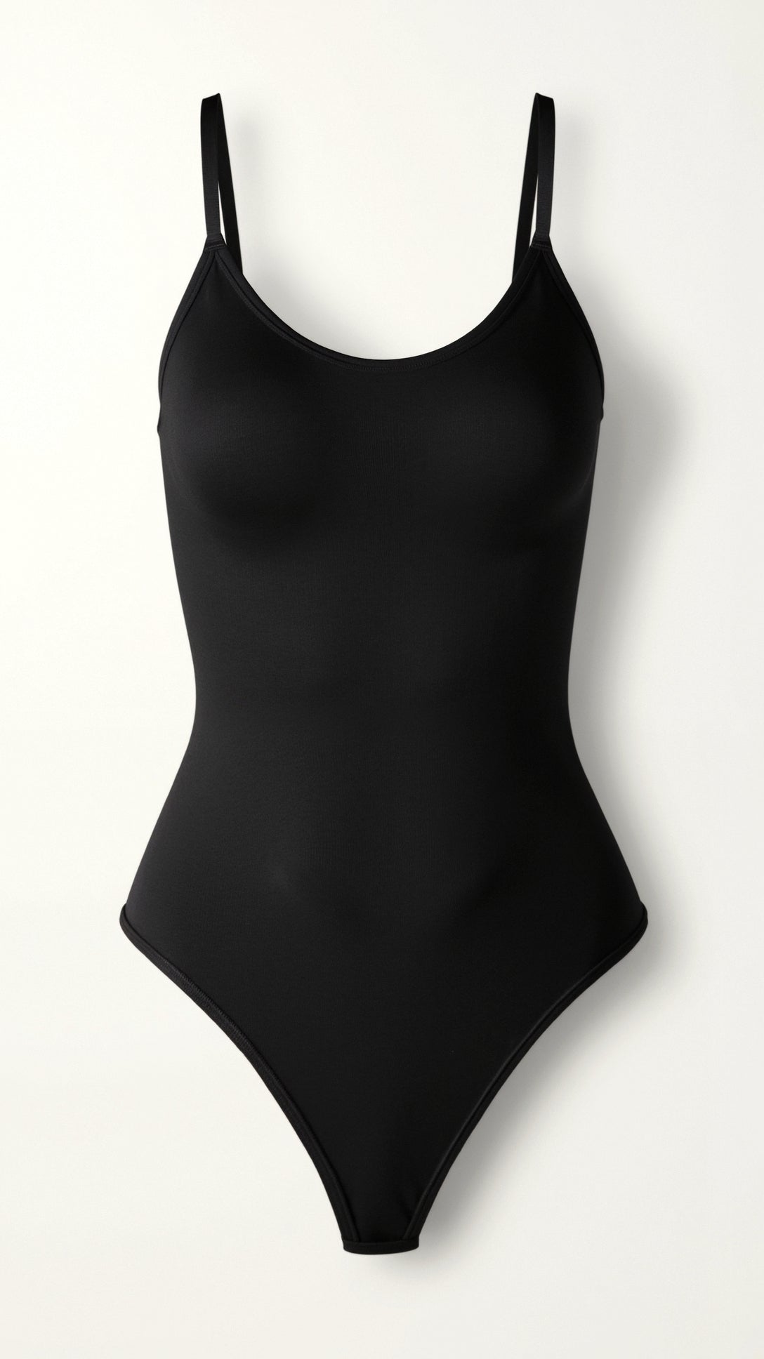 Women's Black Shapewear Bodysuit Synthetic Fabric 2