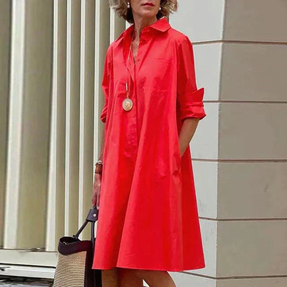 Women's Casual Summer Dress with Pockets Lightweight Fabric 0