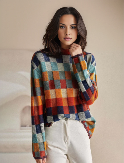 Women's Comfortable Turtleneck Sweater – Soft Knit, Cozy Fit