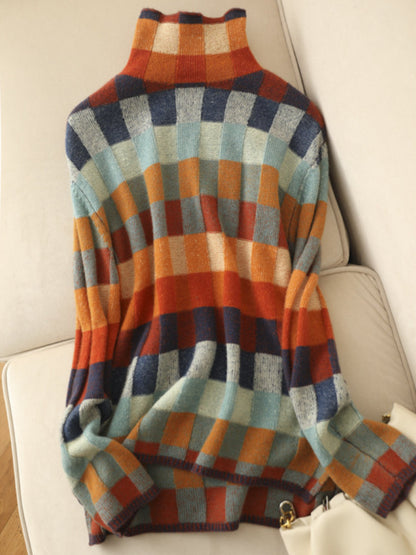 Women's Comfortable Turtleneck Sweater – Soft Knit, Cozy Fit