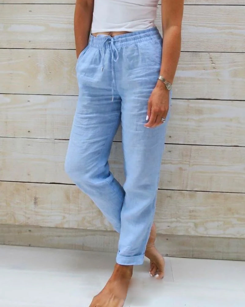Women's Elegant Pants Polyester 0