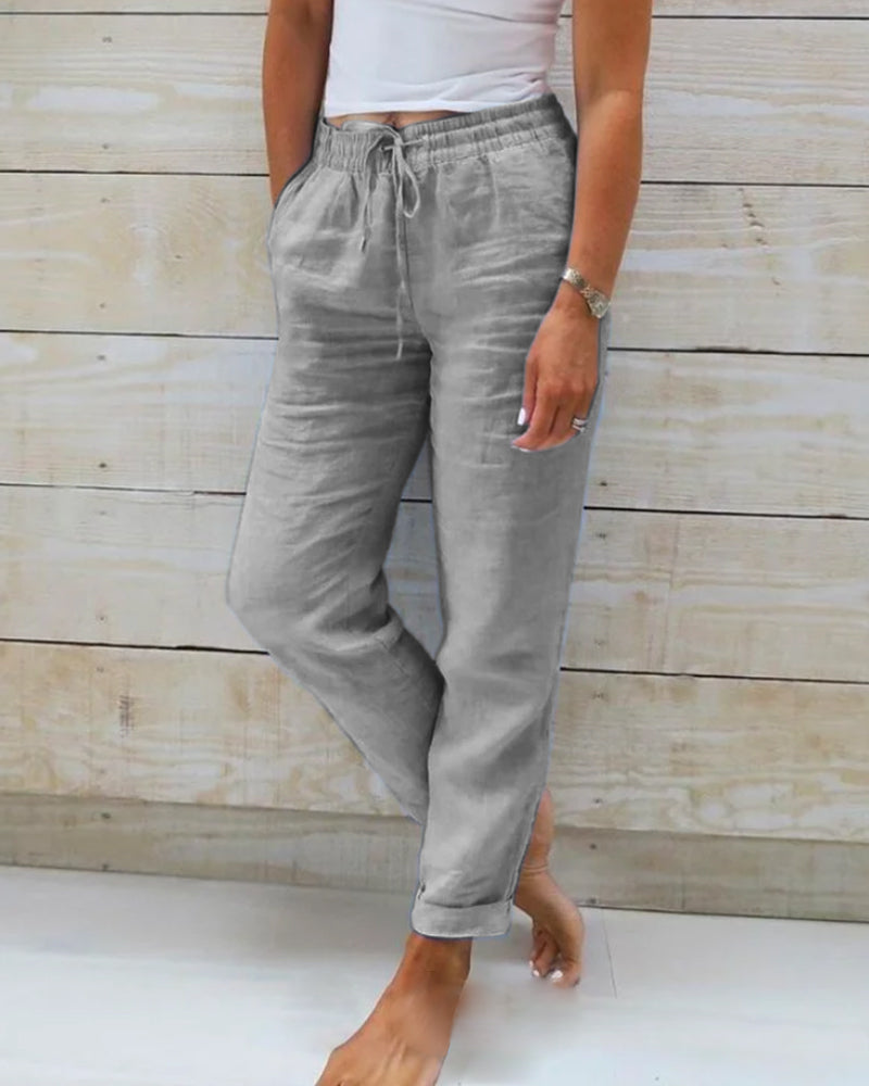 Women's Elegant Pants Polyester 2