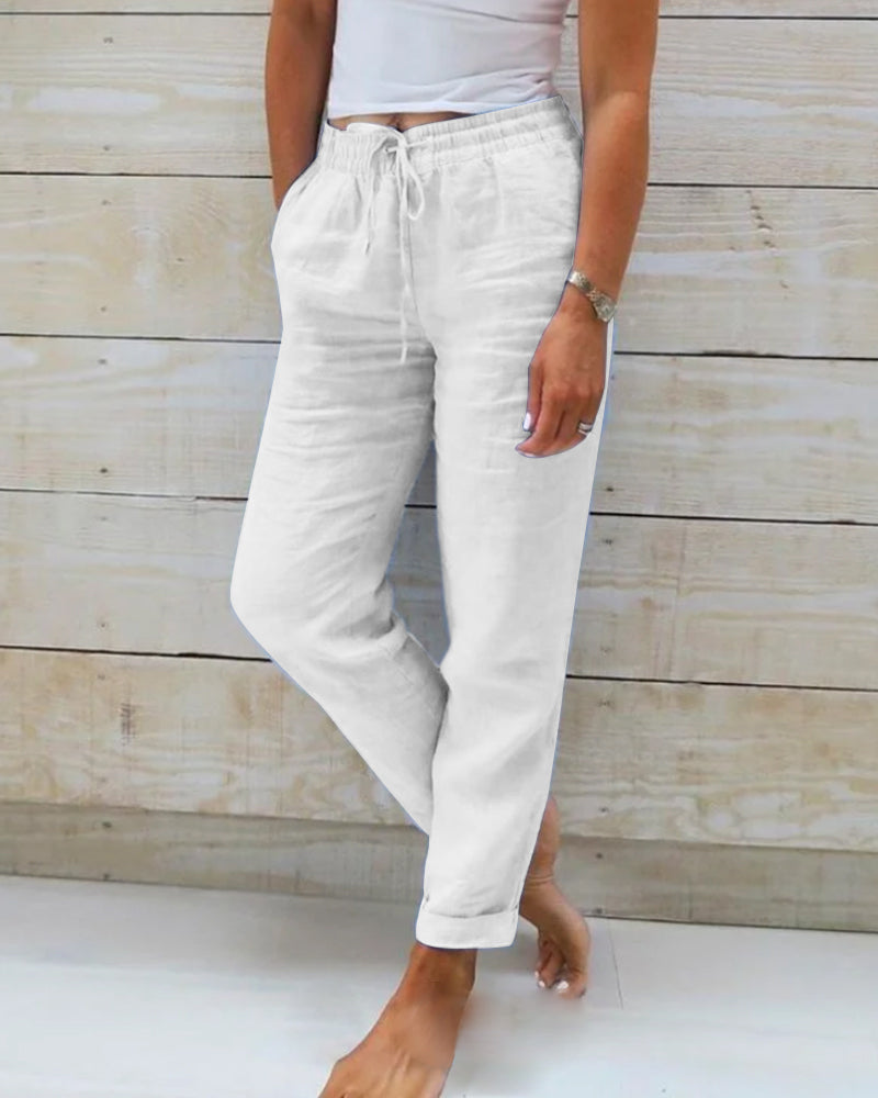 Women's Elegant Pants Polyester 5