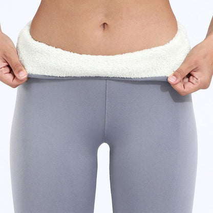 Women's Fleece Lined Leggings Cotton Blend for Winter Comfort 1