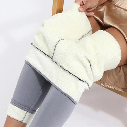 Women's Fleece Lined Leggings Cotton Blend for Winter Comfort 7