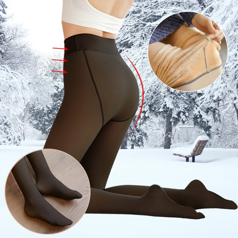 Women's Fleece Lined Leggings Stretchy Warm 0