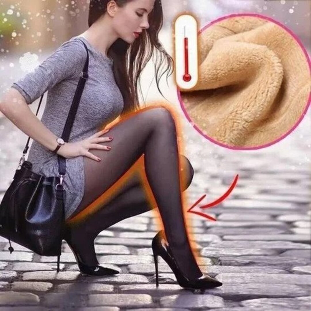 Women's Fleece Lined Leggings Stretchy Warm 2