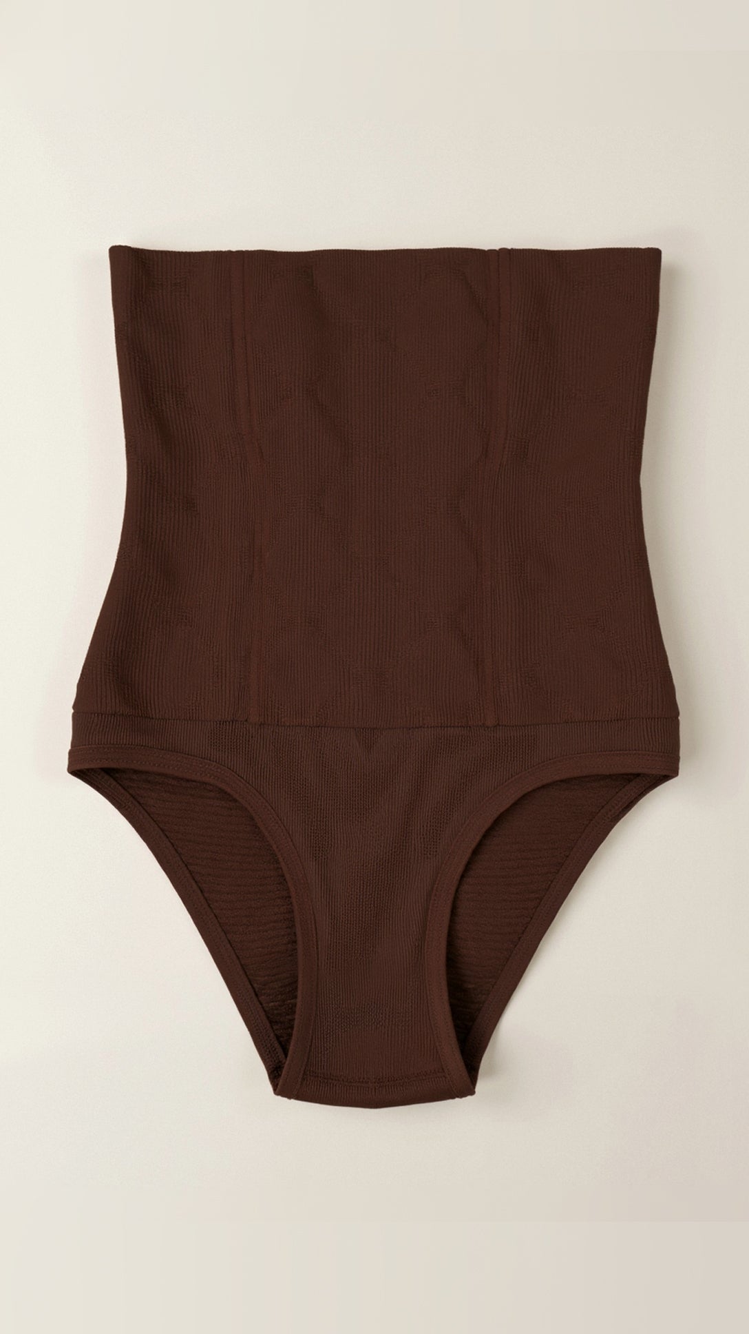Women's High-Waisted Seamless Tummy Control Thong Nylon 5