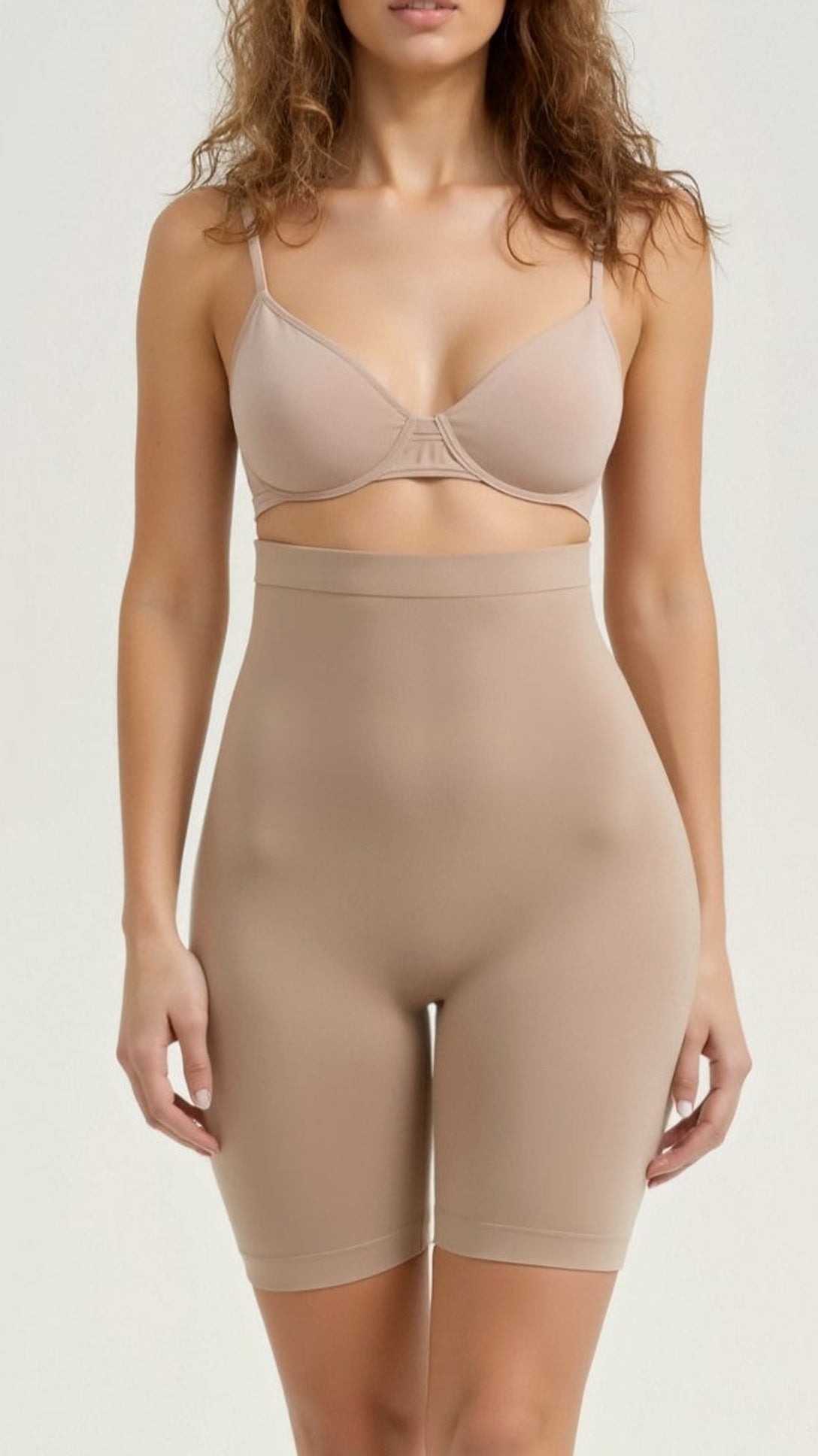 Women's High Waisted Shapewear Shorts Compression 1