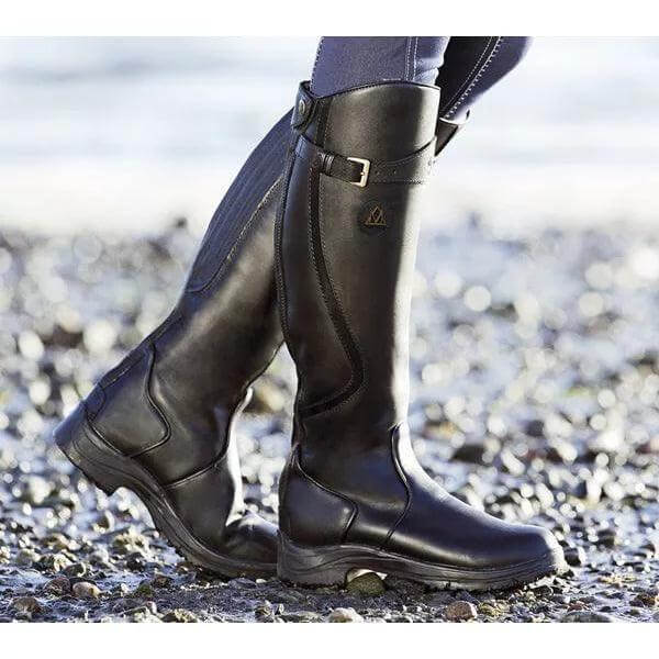 Women's Knee High Boots Waterproof Leather 3