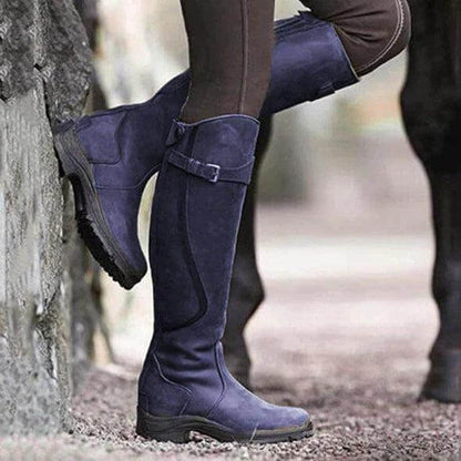 Women's Knee High Boots Waterproof Leather 5
