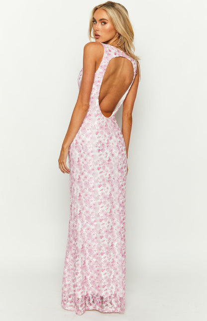 Women's Lace Maxi Dress Lightweight