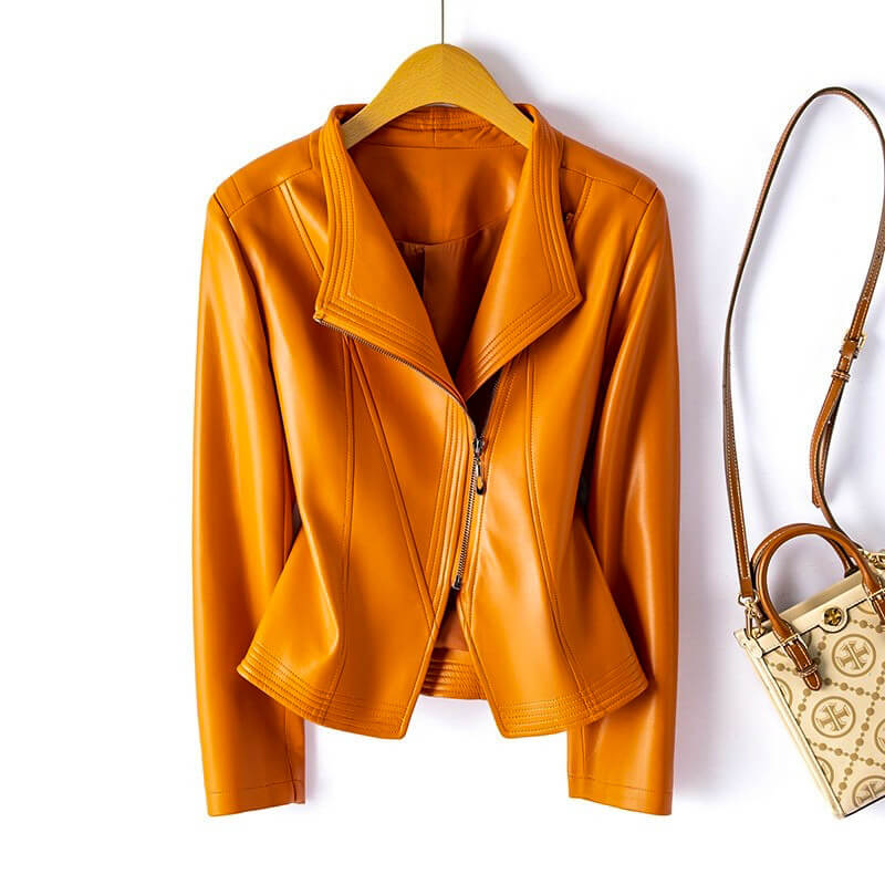 Women's Leather Jacket Vegan Leather 1
