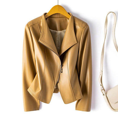 Women's Leather Jacket Vegan Leather 3