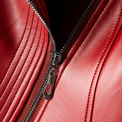 Women's Leather Jacket Vegan Leather 7