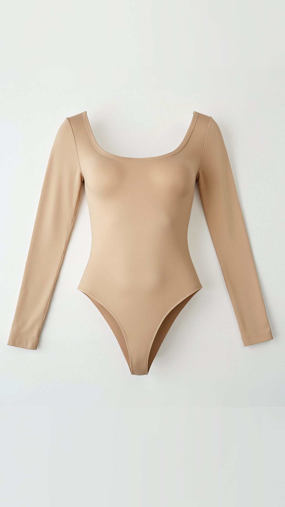 Women's Long Sleeve Shapewear Bodysuit in Black - Ultra-Thin Compression Fabric 8