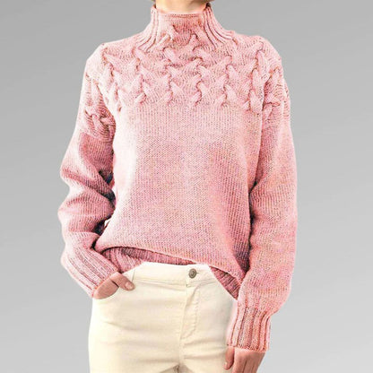 Women's Long Sweater Cotton Turtleneck 3