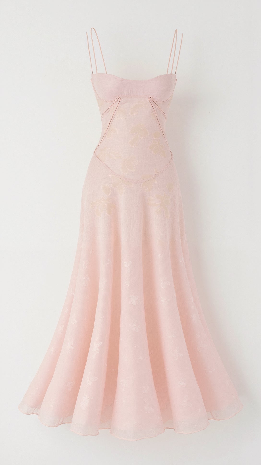 Women's Maxi Dress Floral Jacquard 2