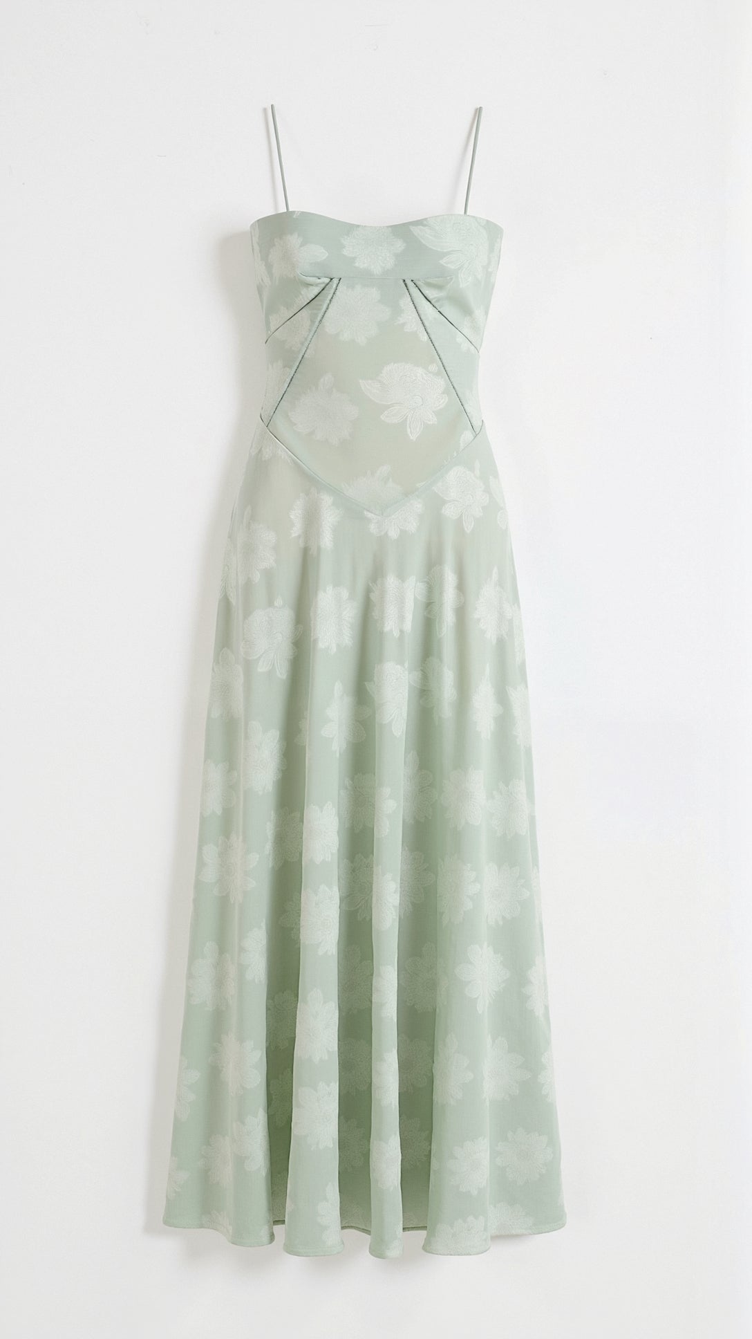 Women's Maxi Dress Floral Jacquard 8