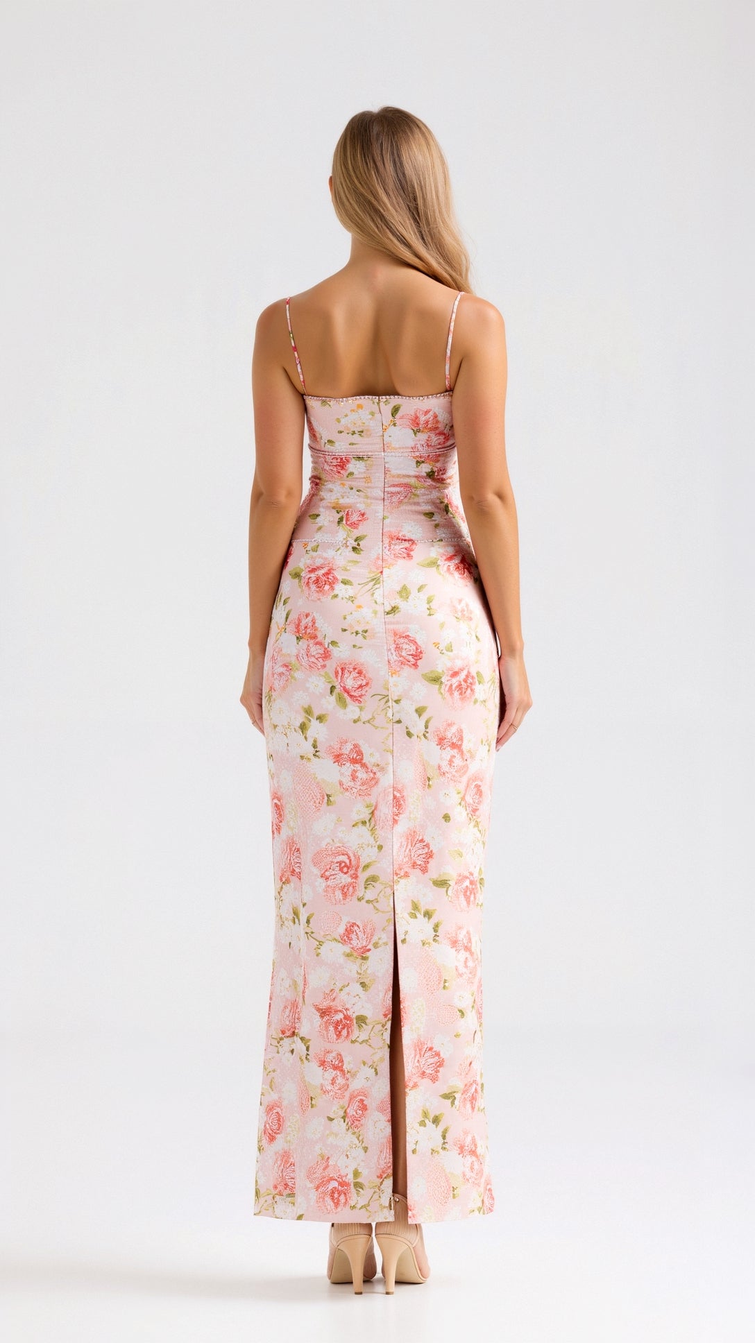 Women's Maxi Dress Floral Print Polyester 1