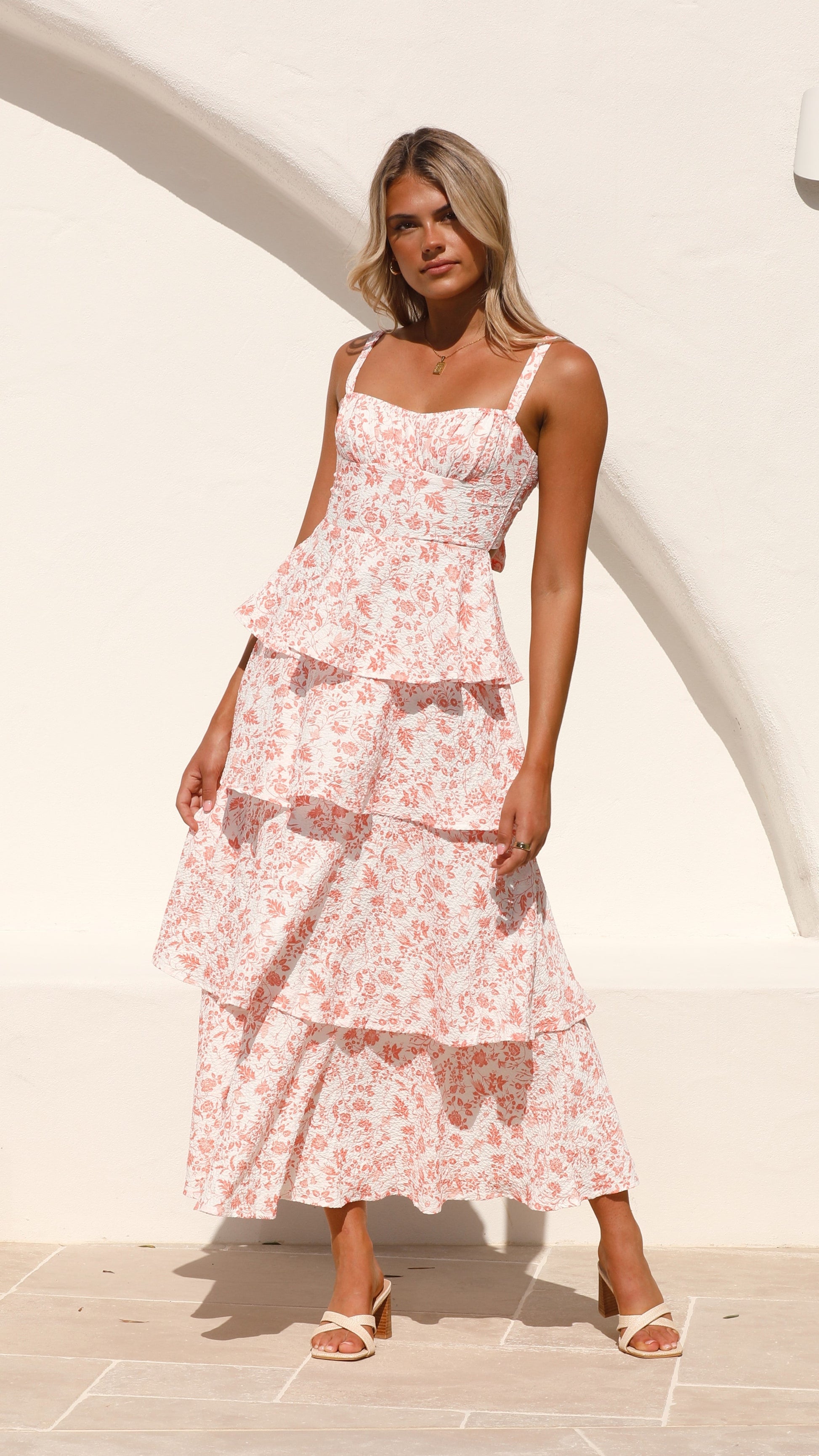 Women's Maxi Dress Floral Print Polyester Spandex 0