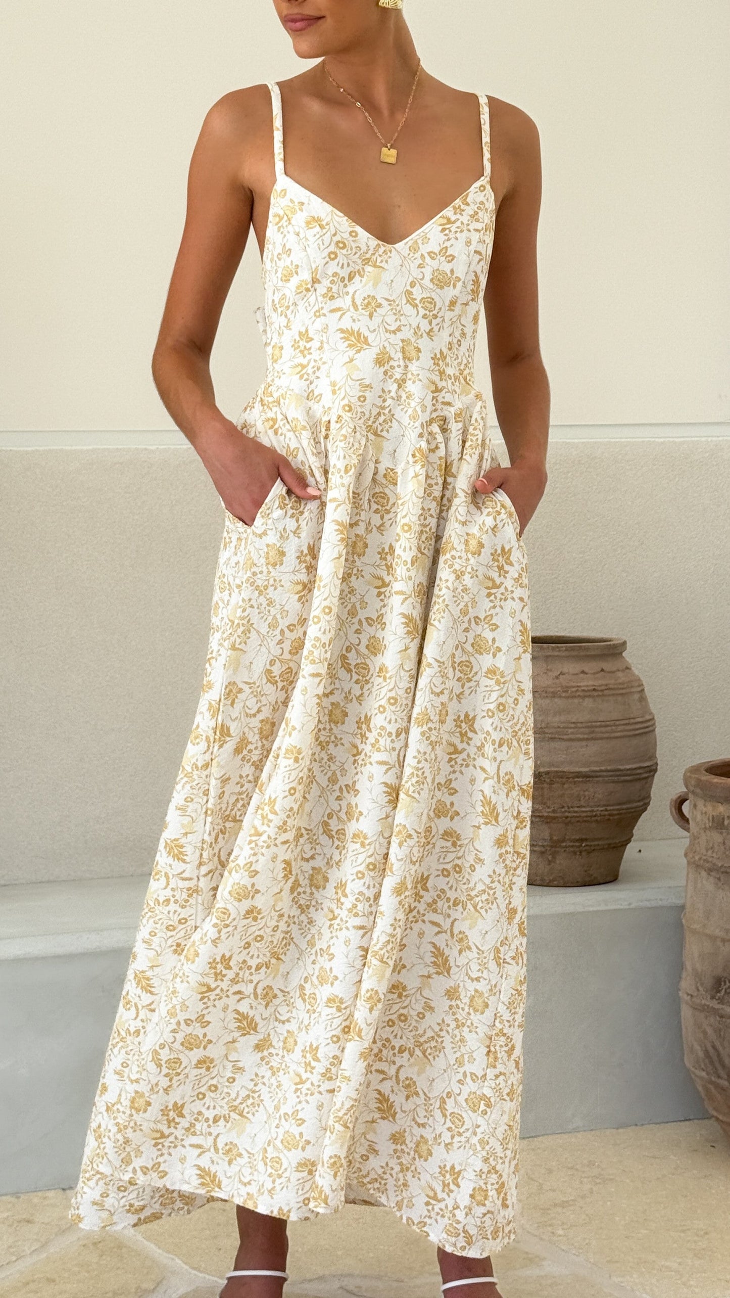 Women's Maxi Dress Polyester Floral Print 3
