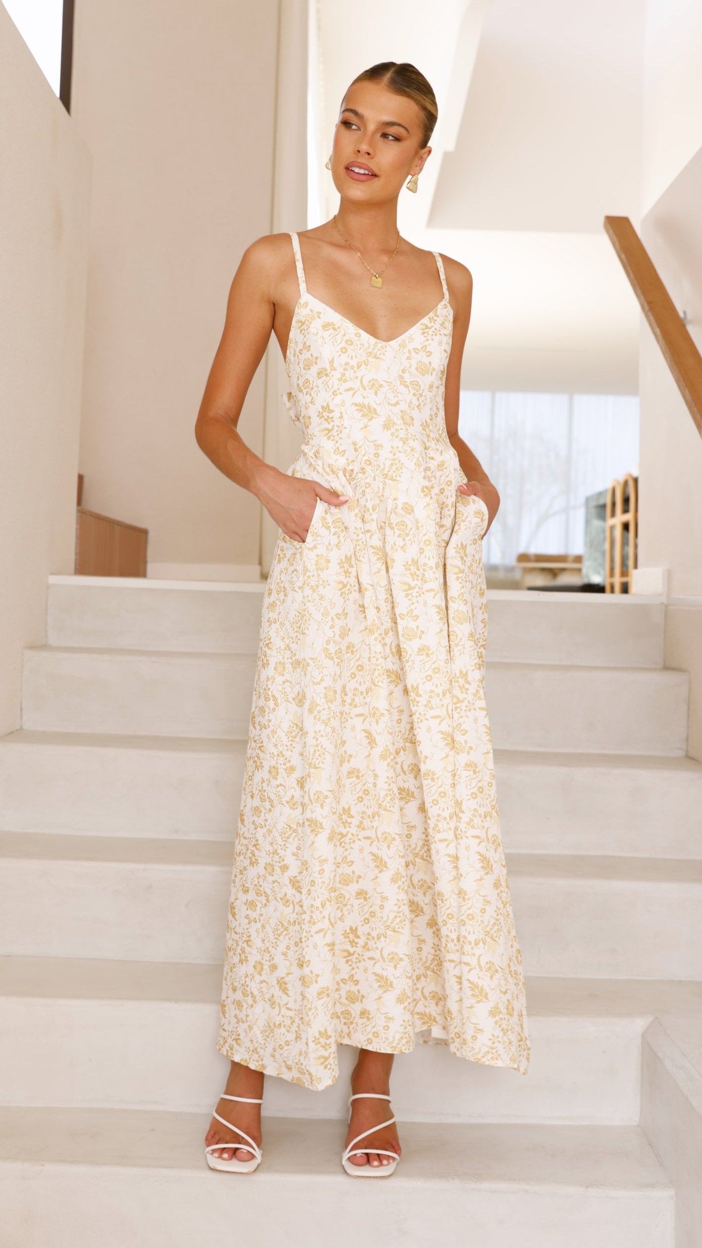 Women's Maxi Dress Polyester Floral Print 5