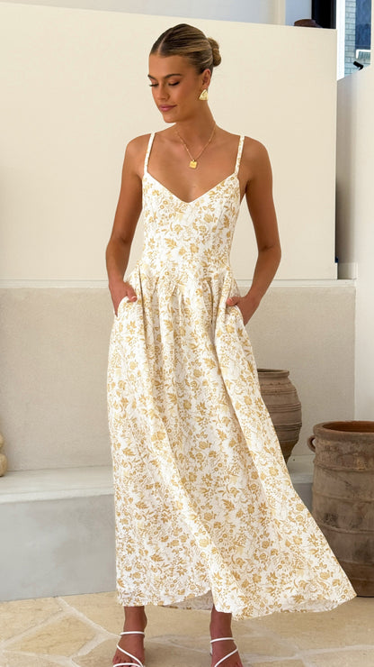 Women's Maxi Dress Polyester Floral Print 6