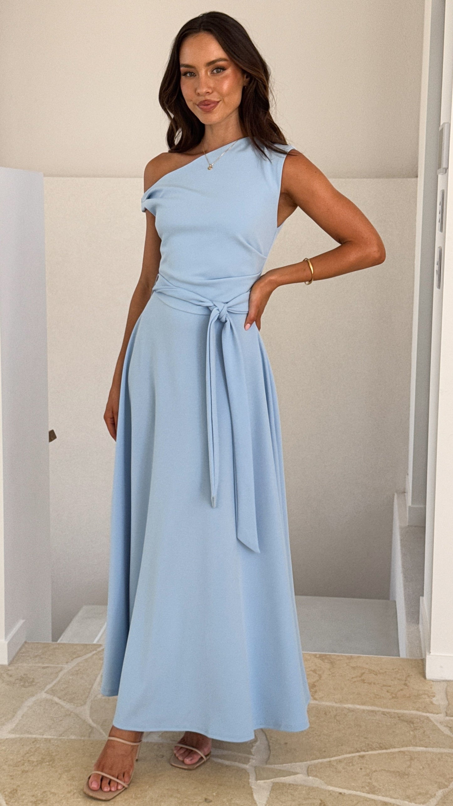 Women's Maxi Dress Polyester Off-Shoulder A-Line 4