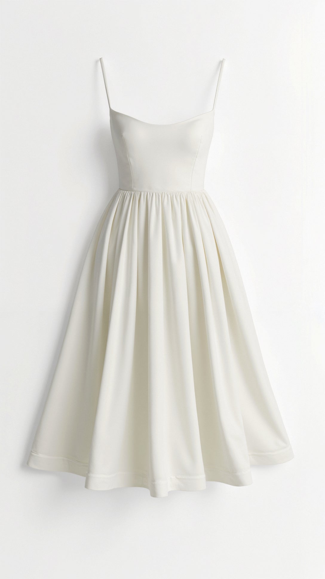 Women's Midi Dress Viscose Flowing Cut for Summer Casual Outings 2