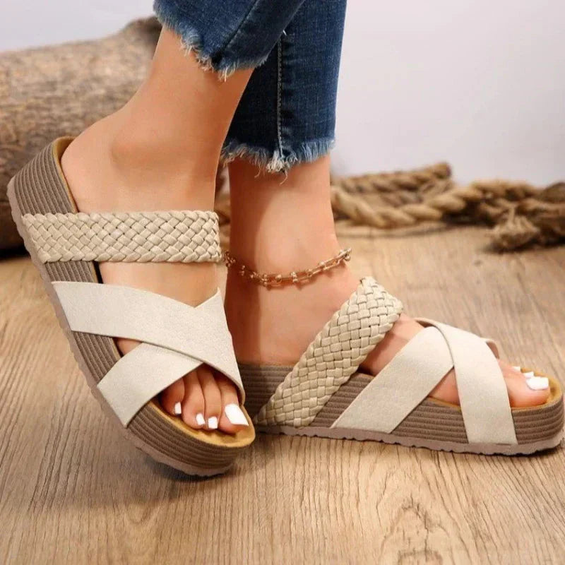 Women's Sandals Orthopedic Comfort Support Synthetic
