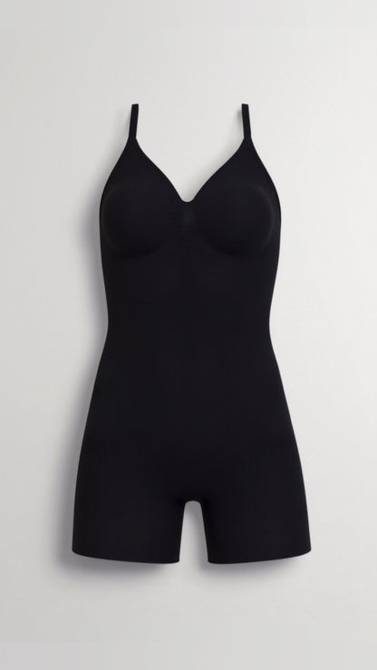 Women's Shapewear Bodysuit Compression Fabric Mid Thigh Length 8