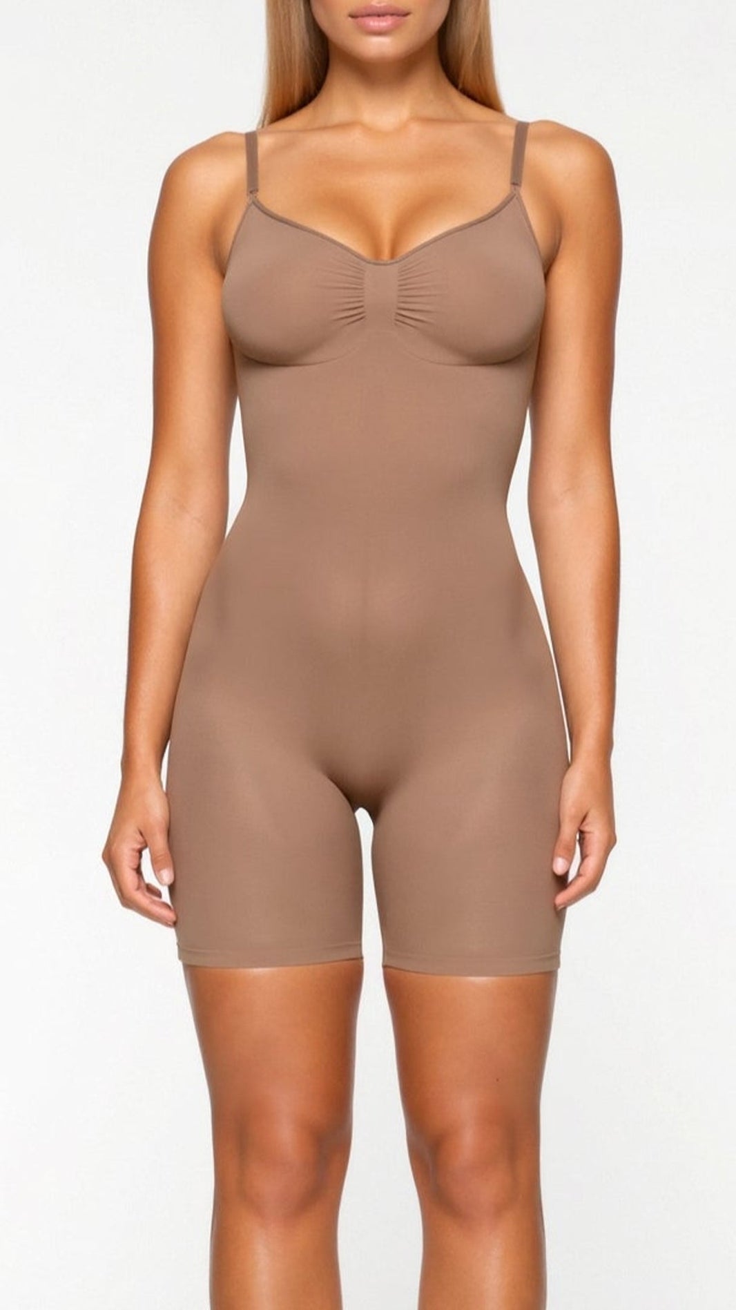 Women's Shapewear Bodysuit Compression Material Mid Thigh 0