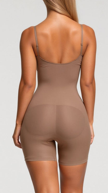 Women's Shapewear Bodysuit Compression Material Mid Thigh 1