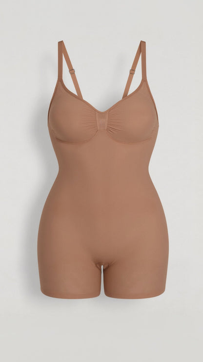 Women's Shapewear Bodysuit Compression Material Mid Thigh 2