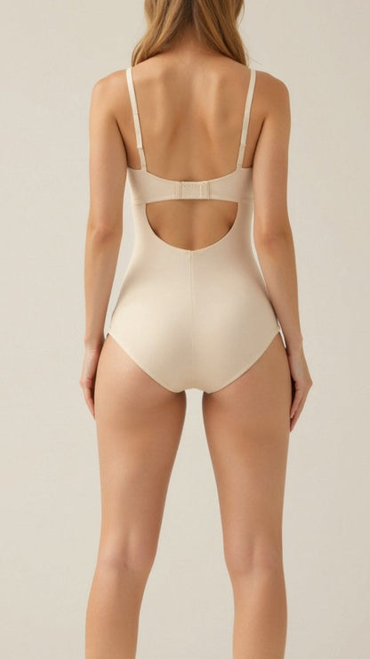 Women's Shapewear Bodysuit Underwire Compression Fabric 4