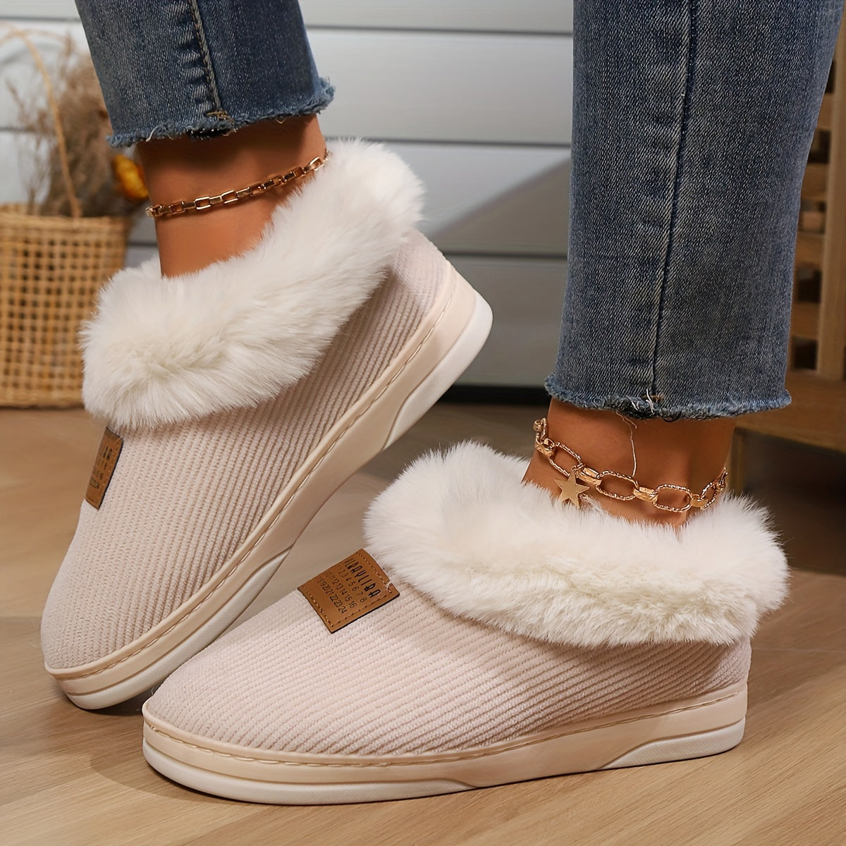 Women's Slippers Fleece Lined Non-Slip Indoor Comfort 1